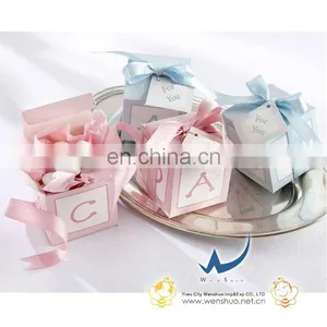 Baby Blocks Favor Boxes With Ribbon thumbnail-1