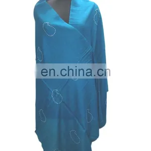 Pashmina Shawl With Crystals thumbnail-1