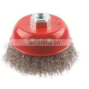 SAR Red ZIP Wheel Twist Knot Wire Brush Grinder Rust & Paint Remover. thumbnail-2