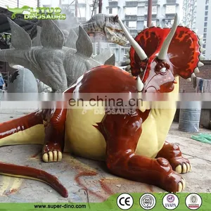 Park Fiberglass Sculpture Playground Dinosaur thumbnail-1