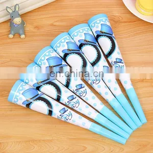 2017 Colorful Printing Kids Party Paper Horn thumbnail-1