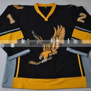 Professional Hockey Factory,customized Black Team Hockey Jerseys thumbnail-1