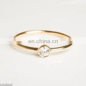 Personalized Jewelry Dainty Stacking Gold Rings for Women With Price thumbnail-1