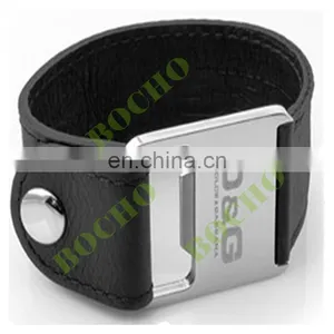 Leather Bracelet With Bottle Opener, Fashion Opener Bracelet Leather With Custom Logo thumbnail-1