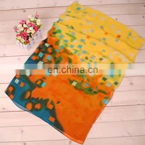 Wholesale Newly Fancy Lady's Chiffon Scarf Made in China thumbnail-4