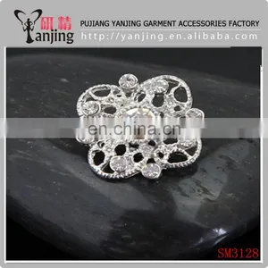 Wholesale Hot Sell Glass Crystal Rhinestone Shank Button thumbnail-1