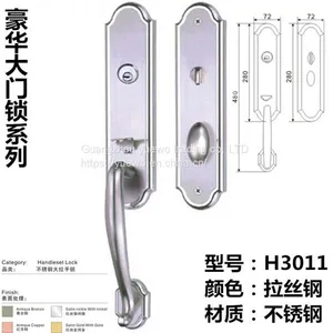 The Double Lock of Luxury Villa is Suitable for Stainless Steel Door, Solid Wood Door or Metal Door thumbnail-1