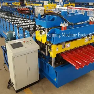 High Quality Glazed Roofing Sheet Roll Forming Machine thumbnail-1