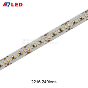 Adled Light CE ROHS UL Smd2216 240leds White Rope Lights Led Strip Smd for Jewelry Showcase Furniture thumbnail-1