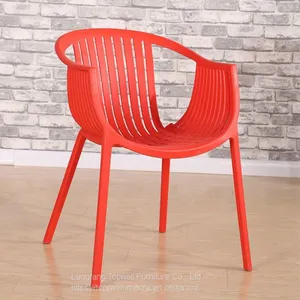 DC-6041 Topwell Modern Design Plastic Chair Dining Chair Round Back Chair thumbnail-1