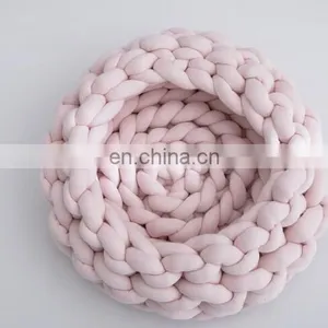 Cotton Tube Braid Yarn Hand Knitting Pet Blankets Machine Washable thumbnail-3