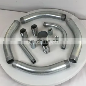 Hot Dip Galvanized Conduit Bends All Thread Pipe Elbow ul Listed Universal Rigid Tube Fittings thumbnail-4