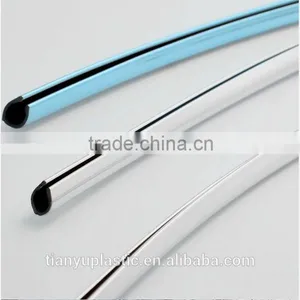 Chrome Matt Chrome U Shape Plastic Decorative Strip for Auto Car Receive Case thumbnail-4