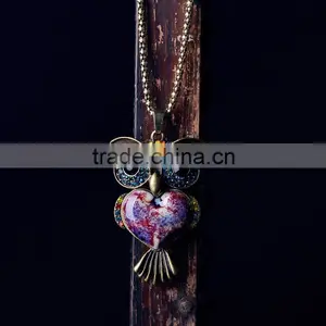 Bone Beads Necklace Jewelry Ceramic Beaded Necklace thumbnail-3