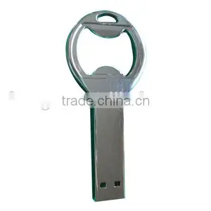 Metal Key Style Usb Drive Free Laser Engrave Logo USB Key Cheap Key Pendrive thumbnail-1