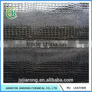 Crocodile Grain Artificial PU Leather Fabric for Bags thumbnail-3