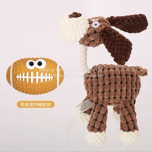 Dog Toy Dog Biting Rope Medium Sized Dog Kekenai Biting Molars Dog Tug of War Toy Knot Knitting Biting Supplies thumbnail-4