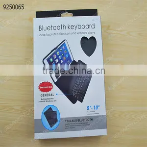 Bluetooth 3.0 Keyboard for 9"-10" Tablet pc ,Product Support Triple Systems: IOS, Androld, for Windows,black thumbnail-5