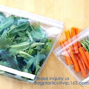 Reusable Food Grade Silicone Vacuum Food Fresh Bags Wraps Fridge Containers Refrigerator Bag Silicone Food Storage Bag thumbnail-3