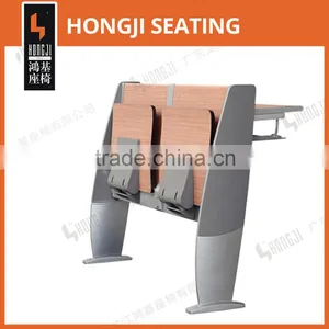 Aluminium Alloy Leg Patented Folding School Desks and Chairs for University TC-982-E thumbnail-3
