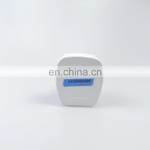 Top Quality Type 13A Outlet UK Standard Grounding White Smart Plugs thumbnail-1