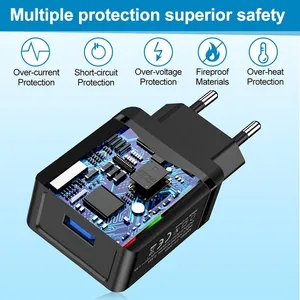 18W Portable Charger Quick Charging Power Adapter Charger for Iphone 11 12 13 for Huawei for Xiaomi thumbnail-4