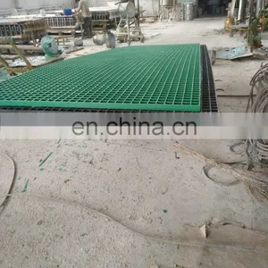 25mm Thick GRP Mold Grating / Plastic Mesh Floor Grids thumbnail-4