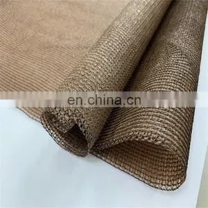 High Quality HDPE Brown Shade Cloth 6 Needles Knitted Garden Sun Shade Netting thumbnail-3
