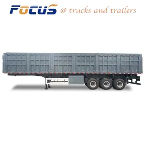 Box Van Trailers for Sale,Van Box Curtain Side Vehicle Truck Semi Trailer for Beverage thumbnail-1