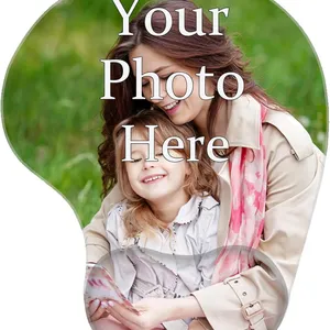 Custom Photo Mouse Pad Personalized Ergonomic Mouse Pad With Wrist Rest, Customize Photo Text Logo Mousepad thumbnail-1