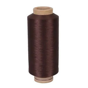 High Color Fastness Polyester Yarn DTY 300D/96F 450D/192F SD HIM for Outdoor Tent Fabric thumbnail-2