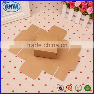 7.2 * 7.2 * 3.8CM Kraft Paper Candy Moon Cake Box Jewelry Box Drawer Box thumbnail-2