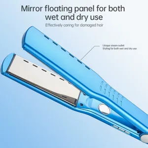 Hair Straightener/Dual Purpose Curling Iron/Blue Straight Plate/Clip Perm Iron（Wechat:13510231336） thumbnail-4