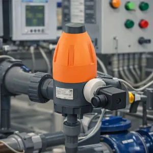 PVC Pressure Retaining Valve With Pressure Switch for Water Treatment Dosing System thumbnail-2