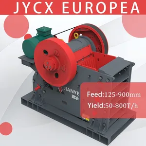 JYCX80 European Jaw Crusher for Small Quarry Granite Limestone and Construction Waste Crushing thumbnail-3
