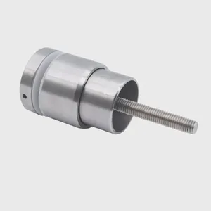 SS304 Stainless Steel Glass Railing Standoff 38mm Diameter Solid Type Satin Finish Heavy Duty thumbnail-3