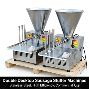 MO-Qdmech Factory Direct Stainless Steel Sausage Filling Machine RL156 Commercial Sausage Stuffer Meat Filler Customizable thumbnail-3