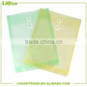 A4 Colorful Transparent Portfolio Folder With Rope thumbnail-1