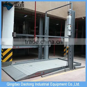 Good Quality Portable Two Post Hydraulic Car Parking System thumbnail-1