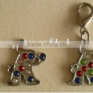 Wholesale Chrome Plated Zinc Alloy Metal Olympic Mascot Pendants thumbnail-1