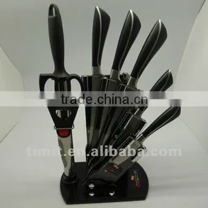 8pcs Stainless Steel Solid Handle With Good Quality Kitchen Knife thumbnail-1