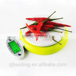 Portable Digital Kitchen Scale 5000g/1g Foldable Screen Food Postal Scale 3 Unit thumbnail-1