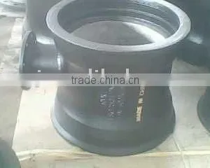 Double Socket Tee With Flange Branch Fitting for DI Pipe thumbnail-1