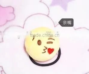 Emoji Elastic Tie Hair/emoji Endearing Hair Bands Elastic Ribbon for Hair Ties thumbnail-4
