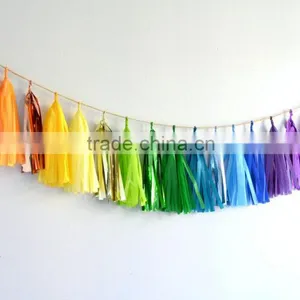 Festival Party Favor Decorations Tissue Paper Tassel thumbnail-3