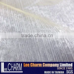 Fabric for Curtains and Dress Pattern Poly Silver Tulle Fabric thumbnail-3