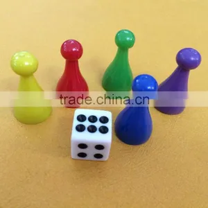 Multi Game Board Useing of Plastic Board Game Piece With Board Game Parts of Pawns thumbnail-1