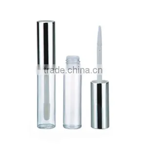 6.5ml Round Plastic Lip Gloss Container w/ Thin Layer Base (594PB-LG398) thumbnail-1