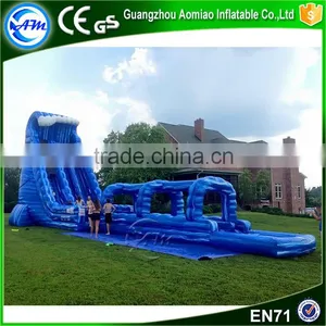 Hot Sale CE PVC Tallest Commercial Grade Giant Adult Water Inflatable Slide thumbnail-4