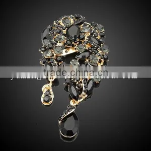 Fashion Broochs.Zinc Alloy Broochs Rhinestone.Costume Jewlery Broochs thumbnail-1